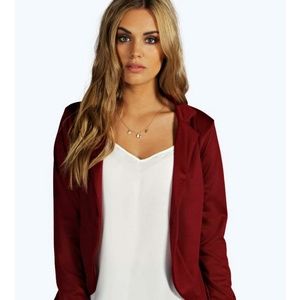 NWT Boohoo Plus Red Blazer